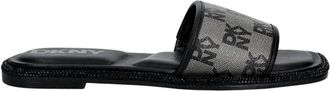 DKNY Badin Slider - Dames - Sandalen - Zwart - 36 EU - Schoenen