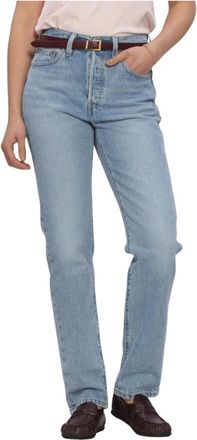 Levi's Dames, Jeans, Blauw, Maat: W25 L32
