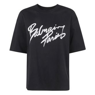 Balmain Mujer, Camisetas, Negro, Talla: S