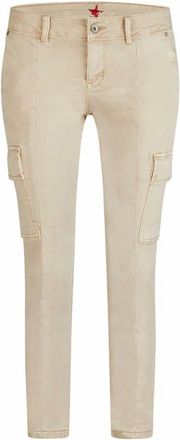Buena Vista Cargo 7/8 Broek - Dames - Jeans - Beige - Maat: XL Katoen