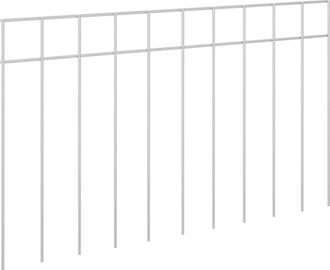 vidaXL Panel De Valla De Jard&iacute;n 48 Uds. 50 X 30 Cm Acero Galvanizado Vidaxl