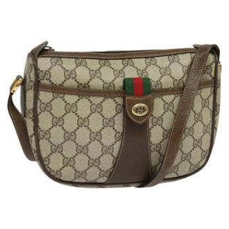 Gucci Pre-owned Cross Body Bags, female, Beige, Size: ONE SIZE Pre-owned Cross Body Bag