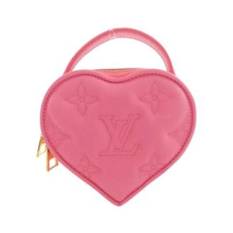 Louis Vuitton Pre-owned Bubblegram Pop My Heart Calf Vanity Bag - Dames - Pre-owned - Roze - Maat: ONE Size Leer