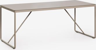 Sklum Mesa De Comedor Rectangular 185x85 Cm En Acero Melida Sklum
