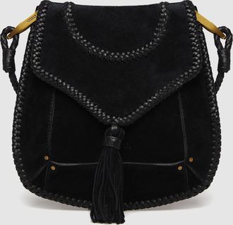 Isabel Marant Sac Anahi Cuir Suédé Noir