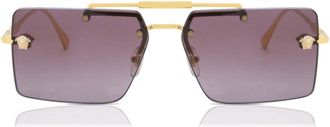 Versace VE2245 10028H Womens Sunglasses Gold Size 60