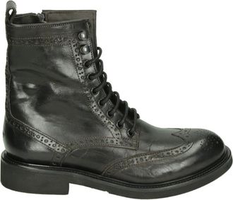 J.P. David Schoenen, Dames, Bruin, 41 EU, Leer, 35773 Leren Veterboot