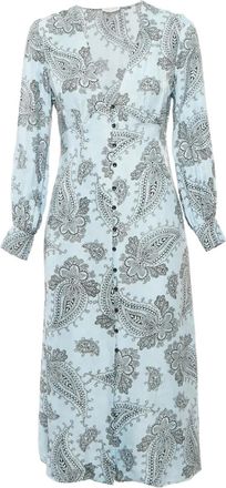 Sandro Jurk met paisley-print - Blauw