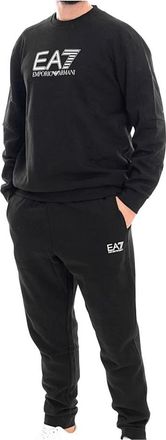 Emporio Armani Tuta Soccer - Heren - Trainingspakken - Zwart - 3XL - Katoen - Fitness