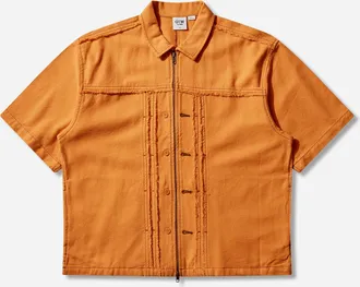Vans Men s Double Edge Shortsleeve Shirt Sunset Orange
