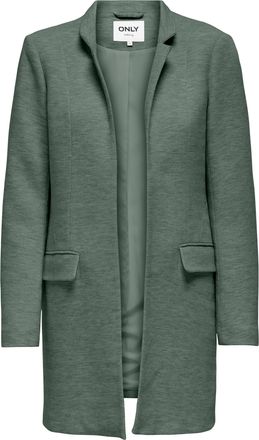 Only Kurzmantel ONLY ONLLINEA L/S FIT CUT COATIGAN CC TLR, Damen, Gr. 34, laurel wreath detail:melange, Web, Obermaterial: 65% Polyester, 35% Baumwolle, me