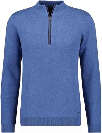 Ragman Rundhalspullover RAGMAN, Herren, Gr. 52, blau (taubenblau), Strick, 95% Baumwolle 5% Kaschmir, ohne Ausschnitt, Pullover Rundhalspullover