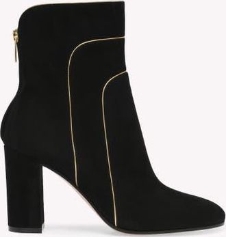 Gianvito Rossi Juliette Booties in Black Suede at Nordstrom, Size 39.5