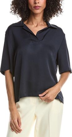 Theory Silk Polo Top