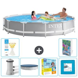 Intex Piscina Prism Frame Redonda - 366x76 Cm - 7-piezas S276