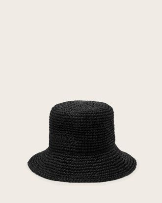 AllSaints Paper Eli Straw Bucket Hat, Size: One Size
