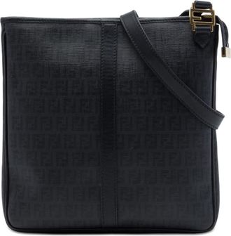 Fendi Pre-owned Fendi Zucchino Spalmati Crossbody Unisex E7WS8WOHKU1IGZGC