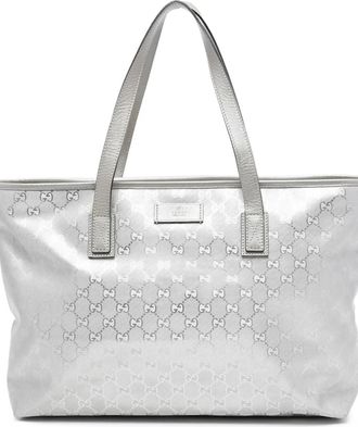 Gucci Borsa tote GG Imprime media 2016-2025 - Argento