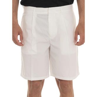 Emporio Armani Cotton Bermuda - Heren - Korte Broeken - Wit - 2XL - Katoen - Korte Broeken