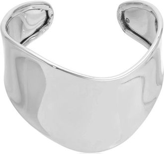 Ettika Womens Smooth Cuff Bracelet In Silver