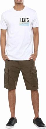 Levi's Mens Levis 16960 Mens T Shirt Crew Neck Casual Tee Summer Cotton Tops LEVI Top White - Size: 36