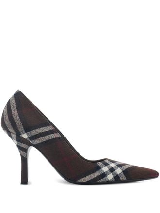 Burberry Check Dame pumps - Bruin