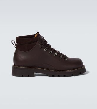 Loro Piana Beinn Walk leather lace-up boots