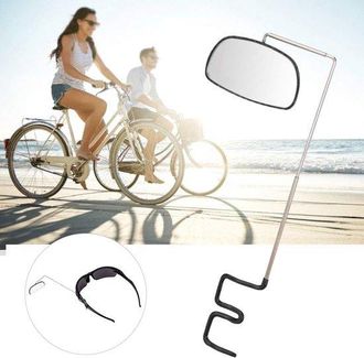No Brand Espejo Retrovisor Ligero Para Ciclistas Con Brazo Met&aacute;lico Ajustable De 360 Grados