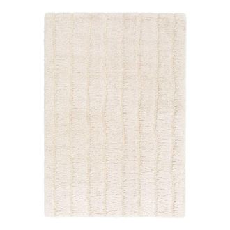 Sweeek Alfombra interior dise&ntilde;o lineal crema