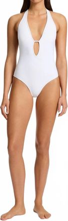 JETS Womens Jetset Butterfly Back One Piece In White