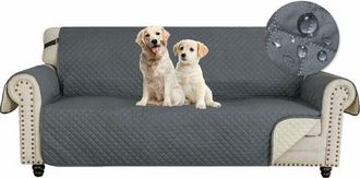 OEM [nunca Usado] Funda De Sof&aacute; De 3 Plazas, Impermeable, Con Reposabrazos, Protege El Sof&aacute; De Gatos Y Perros, Ara&ntilde;azos Y Es Antideslizante