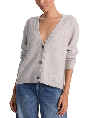 Alice & Olivia Alice + Olivia Bradley Short Cashmere-Blend Cardigan