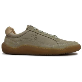 Vivobarefoot Gobi Sneaker Leather Womens Comfort Trainers - Sand - Size:UK 8.5