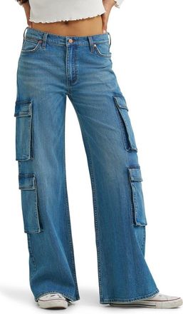 Wrangler Baggy Cargo Jeans in Azurite at Nordstrom, Size 24