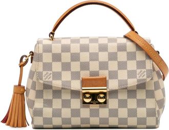 Louis Vuitton Pre-owned Handbags, female, White, Size: ONE SIZE Pre-owned Structured Satchel Bag