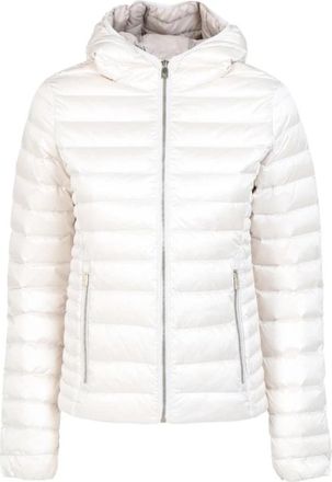 Ciesse Piumini Witte Dames Parka Jas met Capuchon - Dames - Winterjassen - Wit - XS - Leer - Jassen