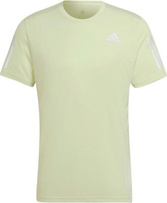 adidas Mens adidas Solid Color Logo Round Neck Pullover Sports Short Sleeve Green T-Shirt HB7441