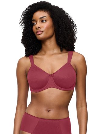 Triumph Minimizer-BH TRIUMPH Essential Minimizer, Damen, Gr. 70, Cup D, sweet marsala, Microtouch, Obermaterial: 70% Polyamid, 30% Elasthan, BHs Minimizer-BH,