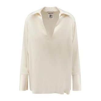 Semicouture Shirts - female - Semicouture - Blouses - Beige - XL - Blouses & Shirts