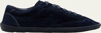 Brunello Cucinelli Mens Unlined Suede Low-Top Sneakers