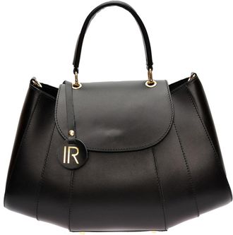 Isabella Rhea Zwart Rundleer Tas