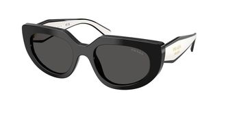 Prada PR D02S 20G08Z Womens Sunglasses Black Size 53
