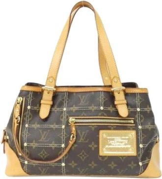 Louis Vuitton Pre-owned Handbags, female, Brown, Size: ONE SIZE Pre-owned Monogram Rivet Handbag