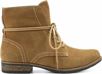 Earth Womens Adara Suede Boot In Cinnamon