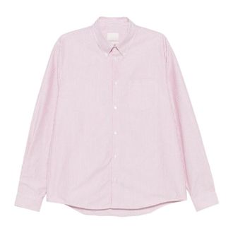 A.P.C. Chemise New Greg - Heren - Casual Overhemden - Rood - XL - Katoen - Overhemden