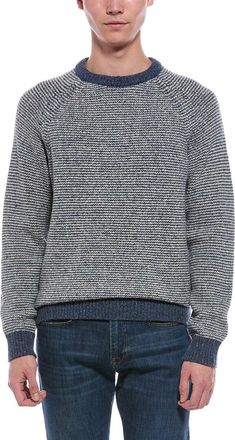 Faherty Donegal Wool-Blend Crewneck Sweater
