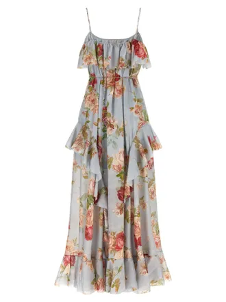 Zimmermann Womens Multicolor Silk Long Dress