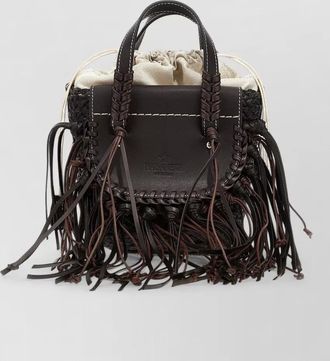 Cuba Lab leather bucket bag