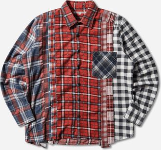 Needles Men s 7 Cuts Flannel Shirt Multicolor