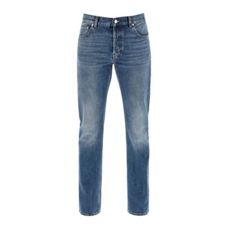 Alexander McQueen Slim-fit Jeans - male - Alexander McQueen - Slim Fit Jeans - Blue - M - Jeans